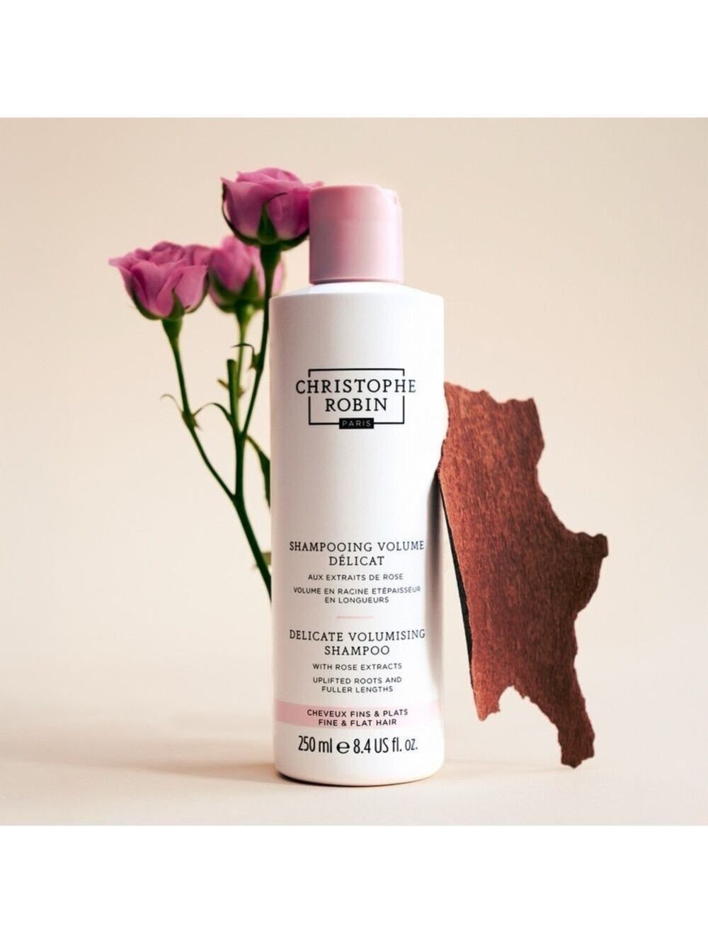 Christophe Robin Delicate Volumising Shampoo | NEW | Volumizing Rose Extracts